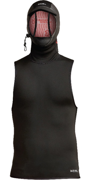 2026 Xcel Infiniti 2mm Neoprene Hooded Vest XW23ANR102H9 - Black